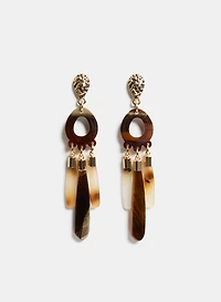 Resin Teardrop Earrings