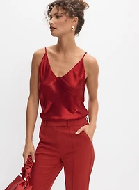 Metallic Lamé Tank Top