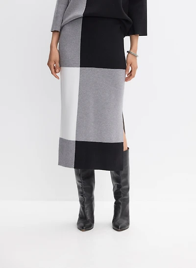Joseph Ribkoff - Knit Colour Block Skirt