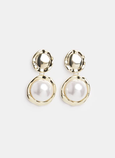 Tiered Pearl Earrings
