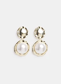 Tiered Pearl Earrings