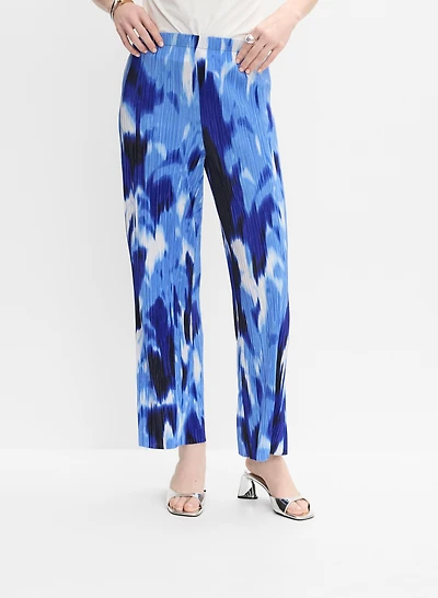 Joseph Ribkoff - Abstract Plissé Pants