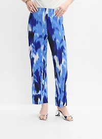 Joseph Ribkoff - Abstract Plissé Pants