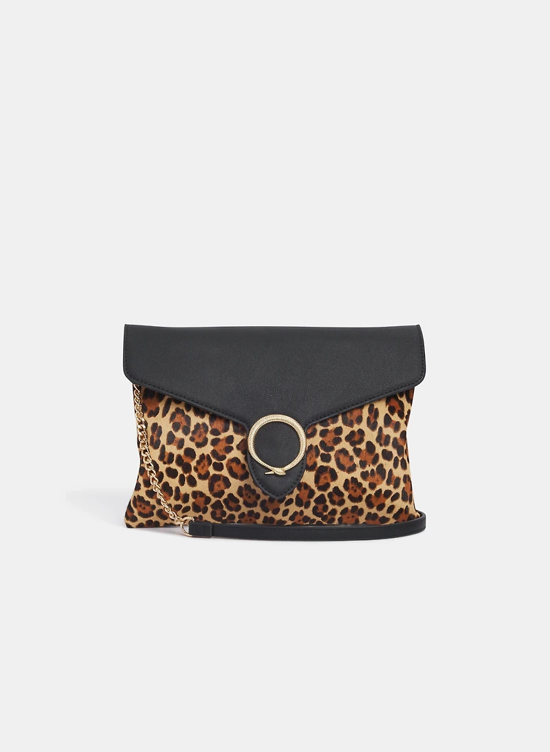 Chain Strap Envelope Clutch