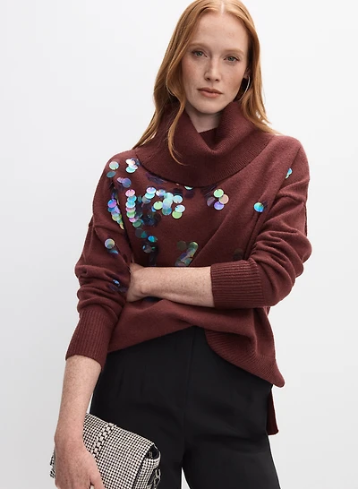 Joseph Ribkoff - Sequin Detail Sweater