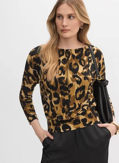 Leopard Print Top