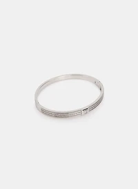 Crystal & Stone Bangle Bracelet