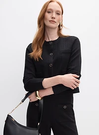 Joseph Ribkoff - Button-Down Knit Jacket