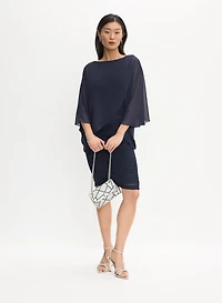 Joseph Ribkoff - Chiffon Overlay Dress