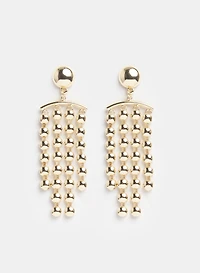 Metal Cascade Earrings