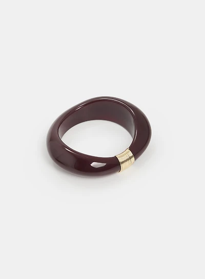 Wire Wrapped Bangle Bracelet