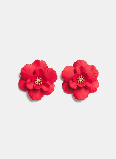 Boucles d'oreilles en fleurs