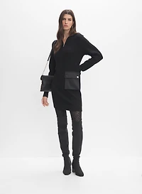 Knit Cargo Pocket Dress