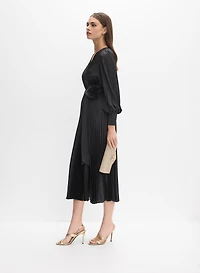 Joseph Ribkoff - Robe plissée en satin