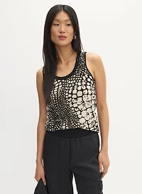 Débardeur à motif crocodile