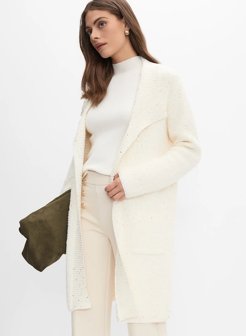 Scattered Sequin Cardigan