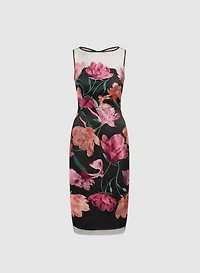 Floral Mesh Dress