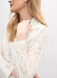 Joseph Ribkoff - Lace Zip-Up Jacket