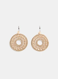 Beaded Crochet Earrings