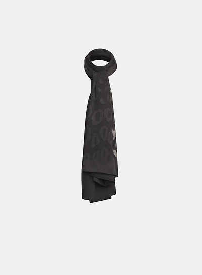 Foulard à motif léopard