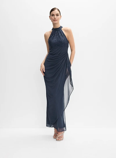 Alex Evenings - Robe à paillettes en chiffon