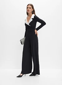Joseph Ribkoff - Tuxedo Illusion Jumpsuit
