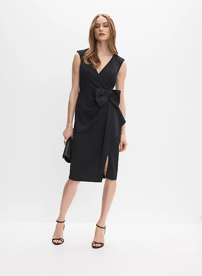 Adrianna Papell -  Robe cocktail à noeud