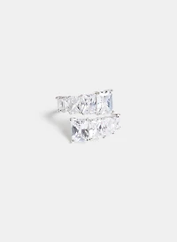 Bague à zircons cubiques