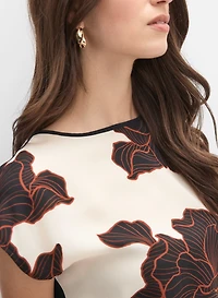 Graphic Floral Top