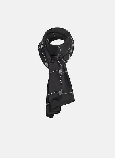 Châle à motif géométrique