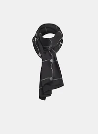 Châle à motif géométrique