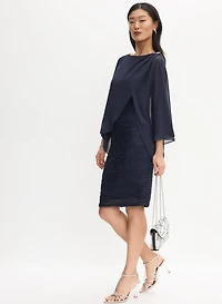 Joseph Ribkoff - Chiffon Overlay Dress