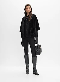 Joseph Ribkoff - Faux-Fur Oversized Jacket