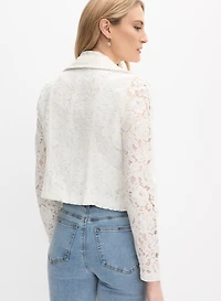 Joseph Ribkoff - Lace Zip-Up Jacket