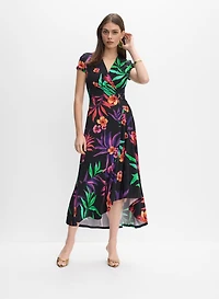 Joseph Ribkoff - Robe florale asymétrique