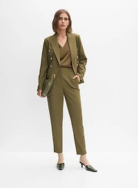 Peaked Lapel Blazer
