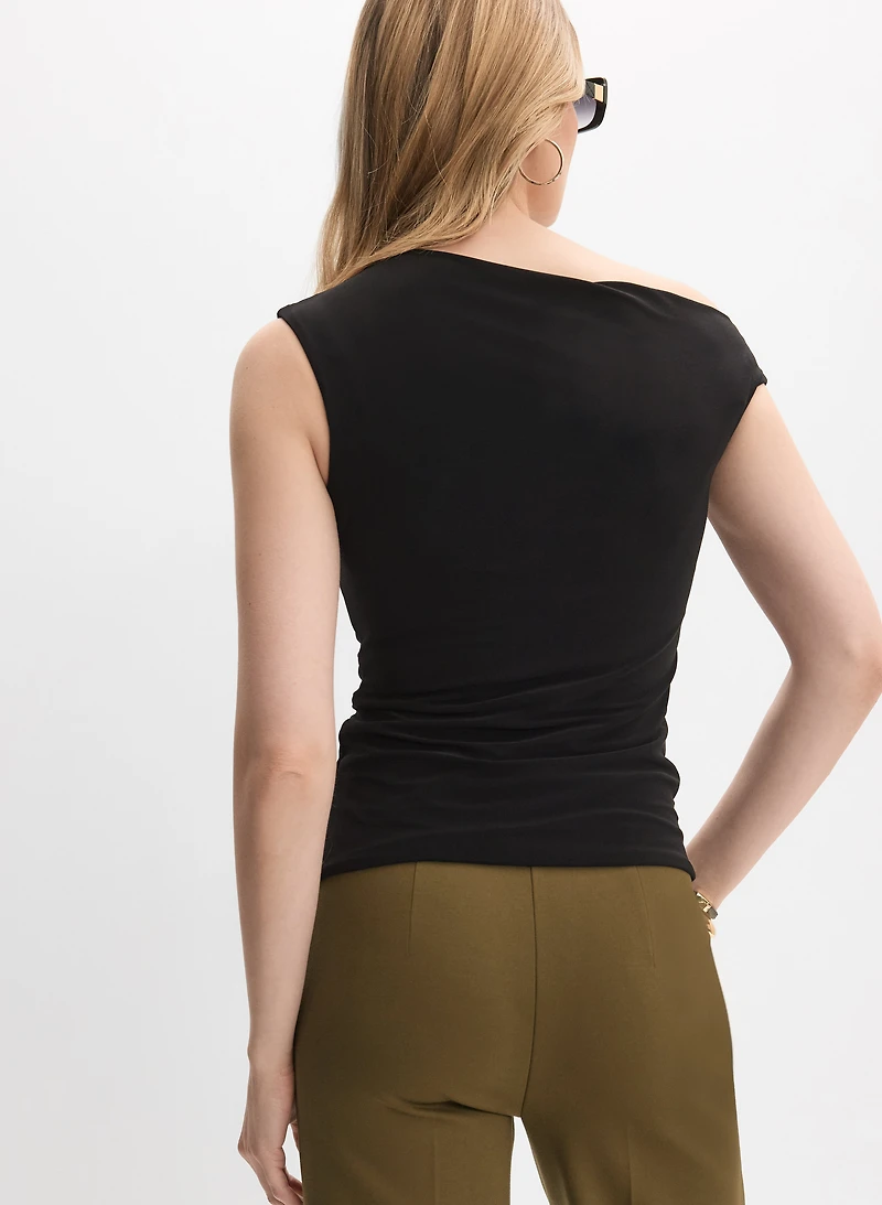 Asymmetric Off-Shoulder Top