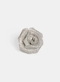 Broche à fleur et pierres