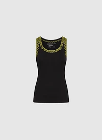 Embroidered Tank Top
