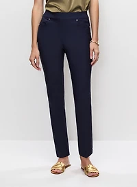 Pantalon à jambe étroite enfiler
