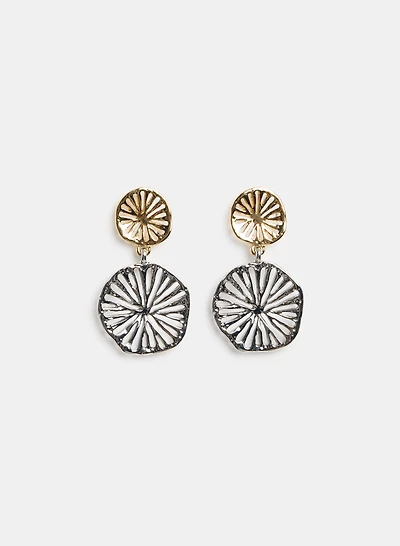 Two-Tone Earrings