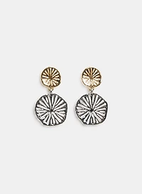 Two-Tone Earrings