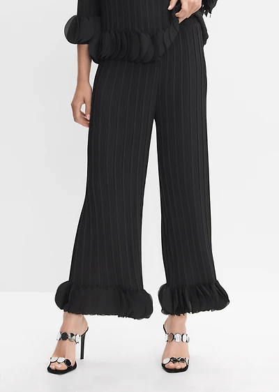 Joseph Ribkoff - Pleated Straight-Leg Pants