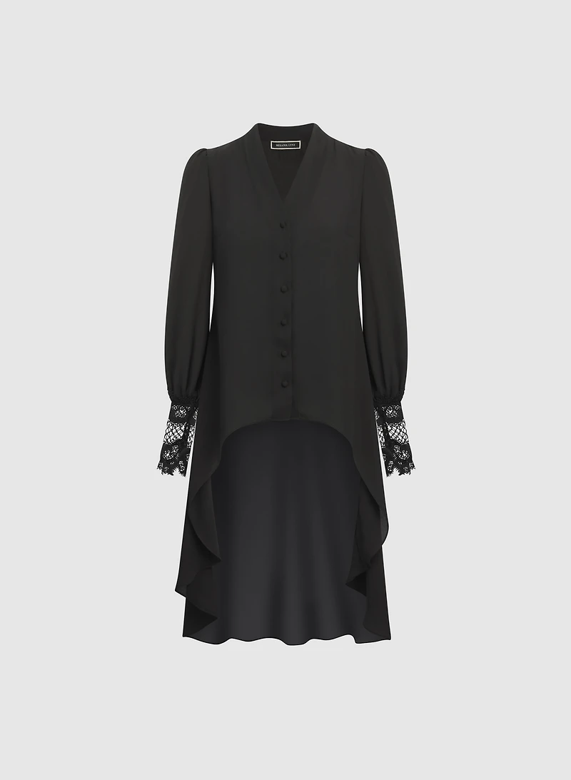 High-Low Hem Blouse
