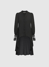 High-Low Hem Blouse