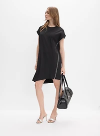 Asymmetric Zip Dress