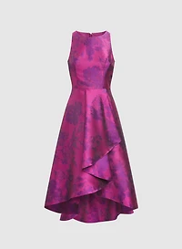 Jacquard Fit & Flare Dress