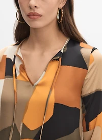 Joseph Ribkoff - Geometric Long Sleeve Blouse