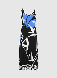 Abstract Print Night Dress