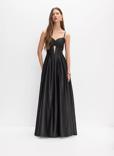 Robe corset à découpes